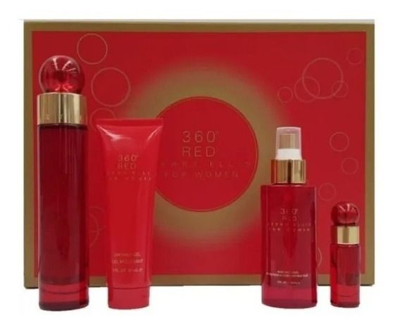 ESTUCHE PERRY ELLIS 360 RED MUJER (4 PIEZAS)