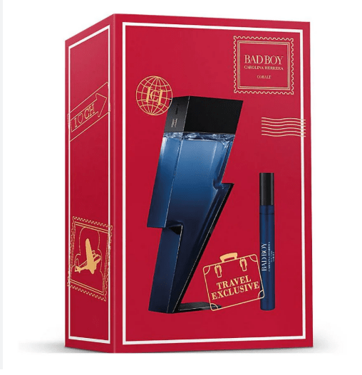 ESTUCHE CAROLINA HERRERA BAD BOY COBALT (2 PIEZAS)