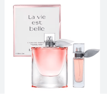 ESTUCHE LANCOME LA VIDA ES BELLA (2 PIEZAS)