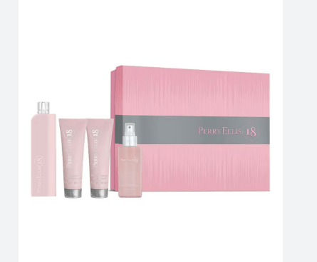 ESTUCHE PERRY ELLIS 18 MUJER (4 PIEZAS)