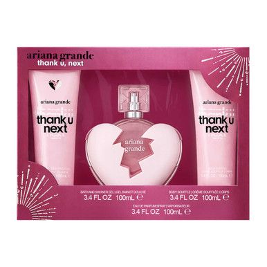 ESTUCHE ARIANA GRANDE THANK U, NEXT (3 PIEZAS)