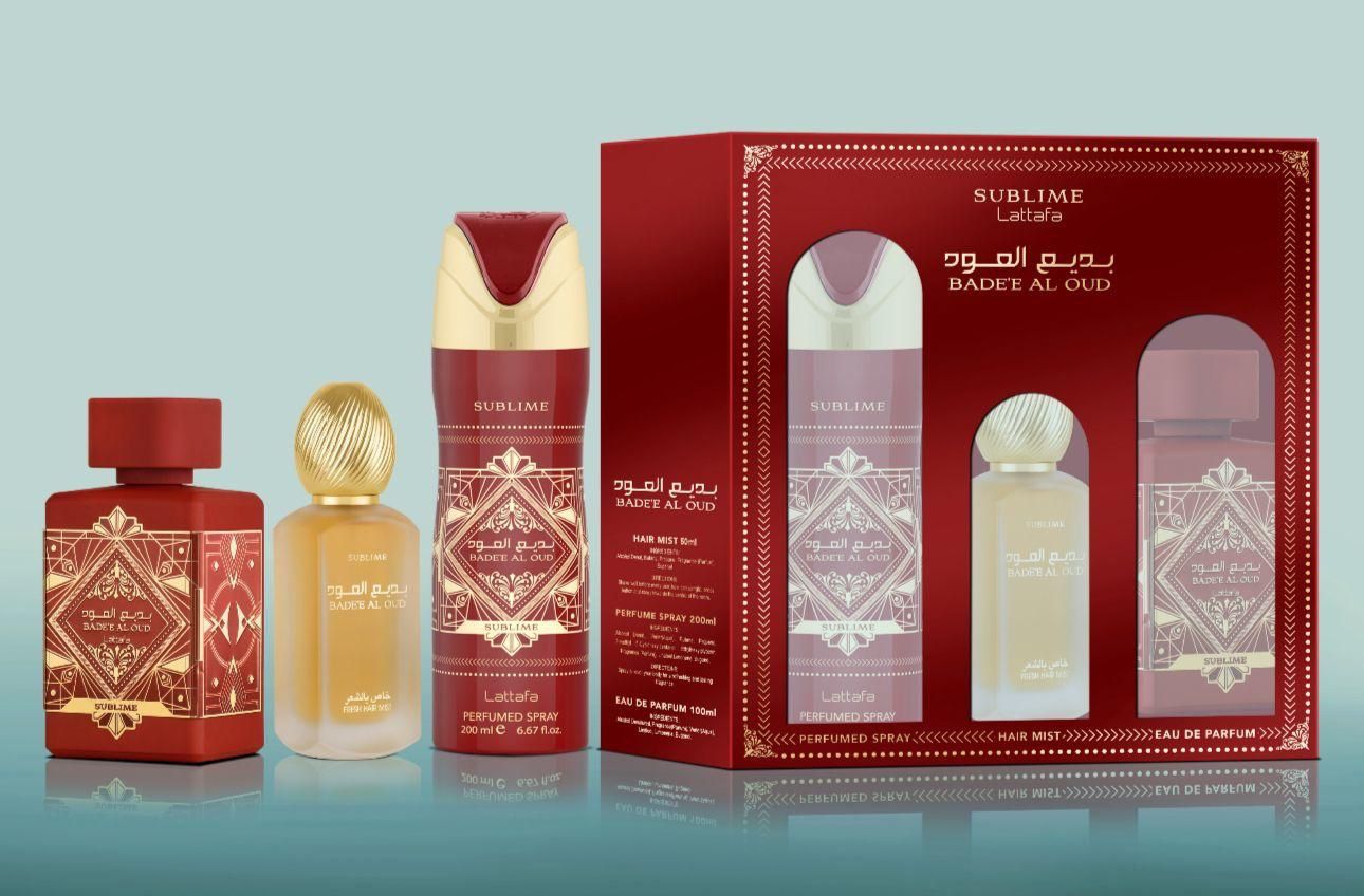 ESTUCHE LATTAFA BADEE AL OUD SUBLIME (3 PIEZAS)