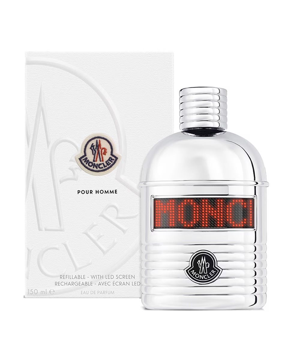 MONCLER HOMBRE 150 ML EDP (REFILLABLE LED SCREEN)