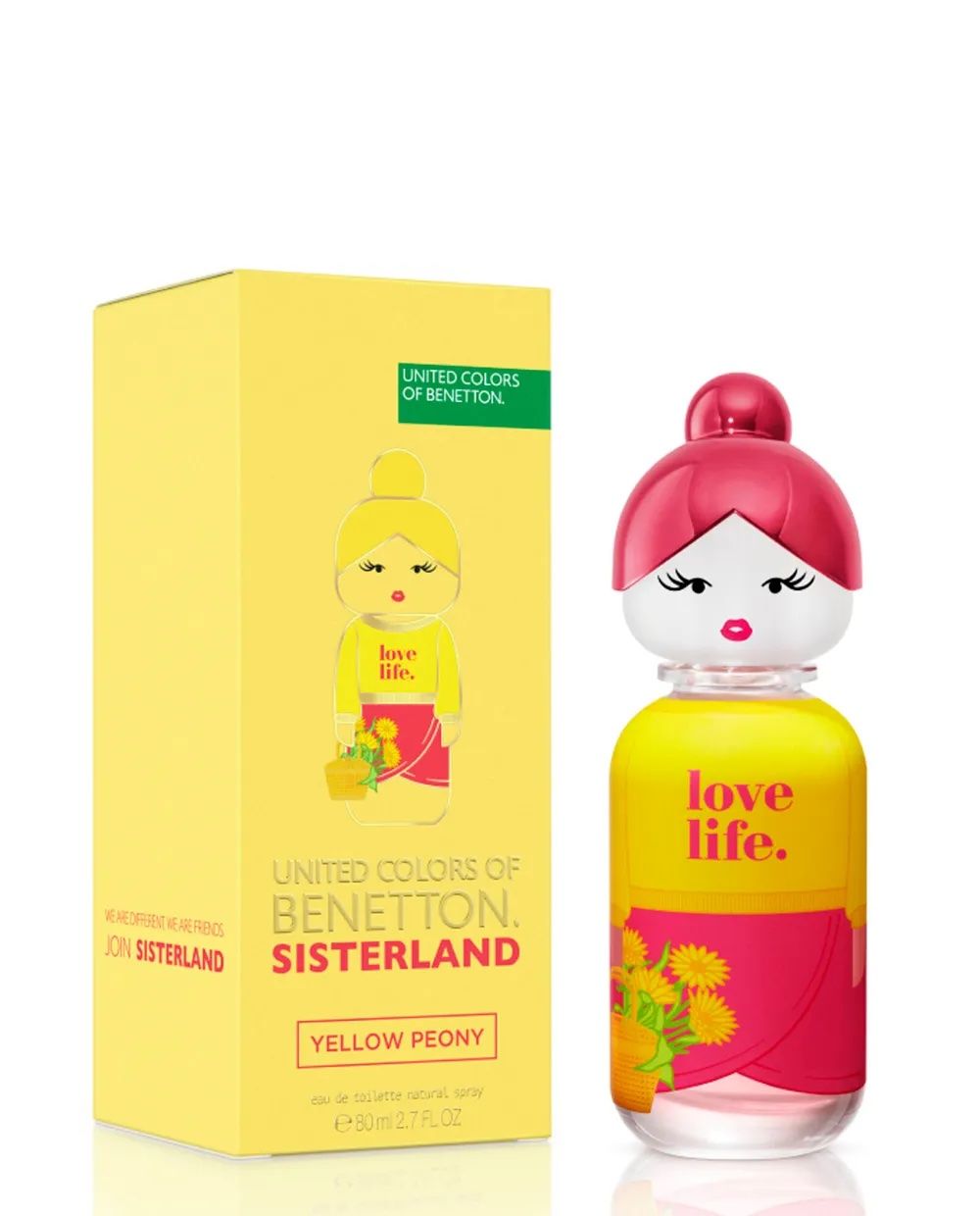 BENETTON SISTERLAND YELLOW PEONY 80 ML EDT