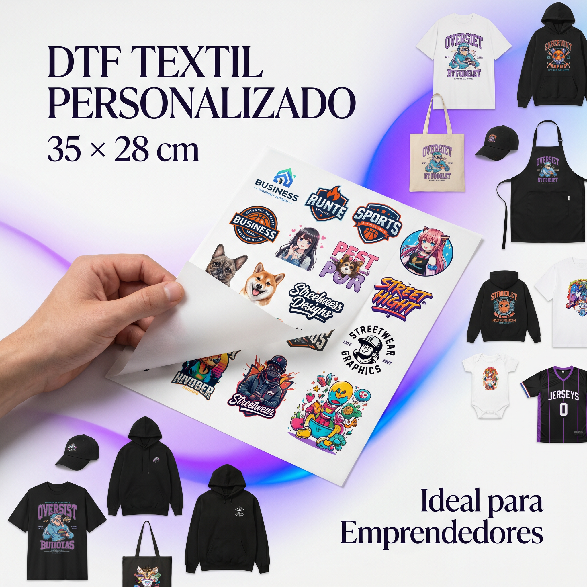 DTF Textil - 28cm x 35cm